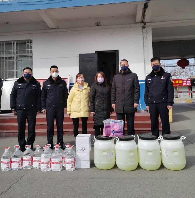 爱心企业——西安恒宇钢管制造有限公司为高陵交警送来抗疫物资