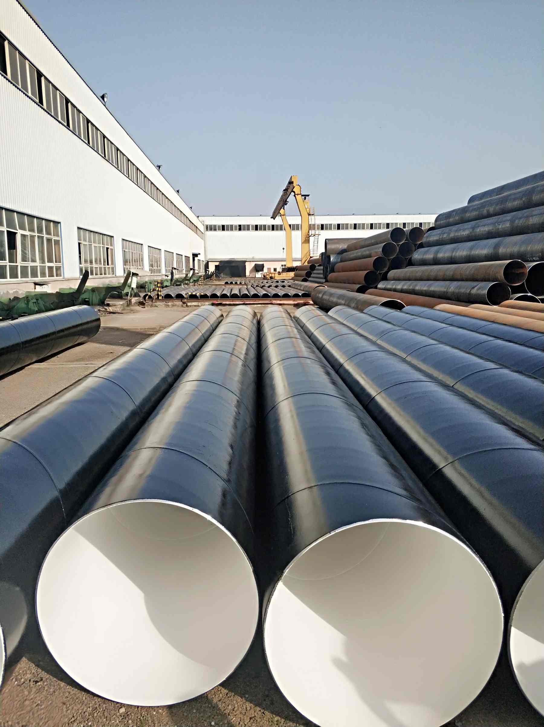 防腐螺旋钢管出现流挂现象的原因及解决方案